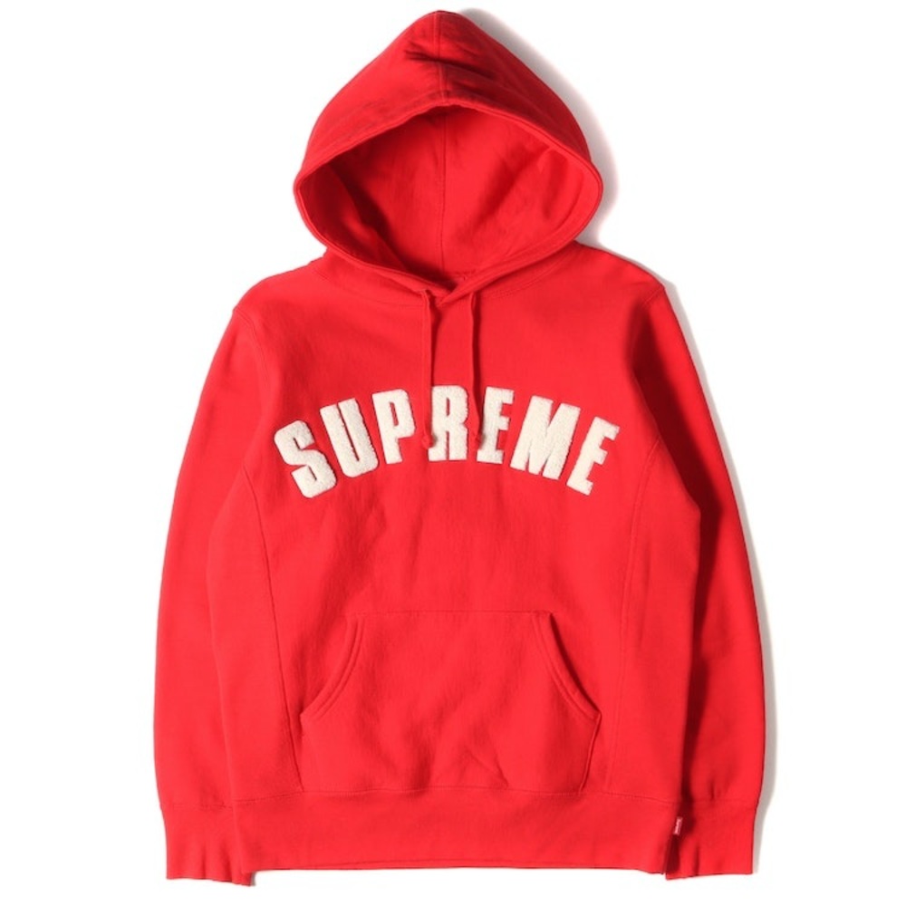 Supreme: 2017 Chenille Arc Logo Hooded Sweatshirt small hoodie